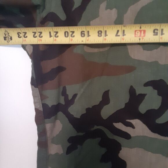 Vtg Military Combat Woodland Camo Jacket Size Medium Regular 8415-01-084-1647 - Picture 7 of 8